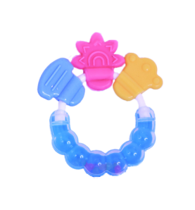 Silicone Teether With Rattle