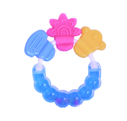 Silicone Teether With Rattle